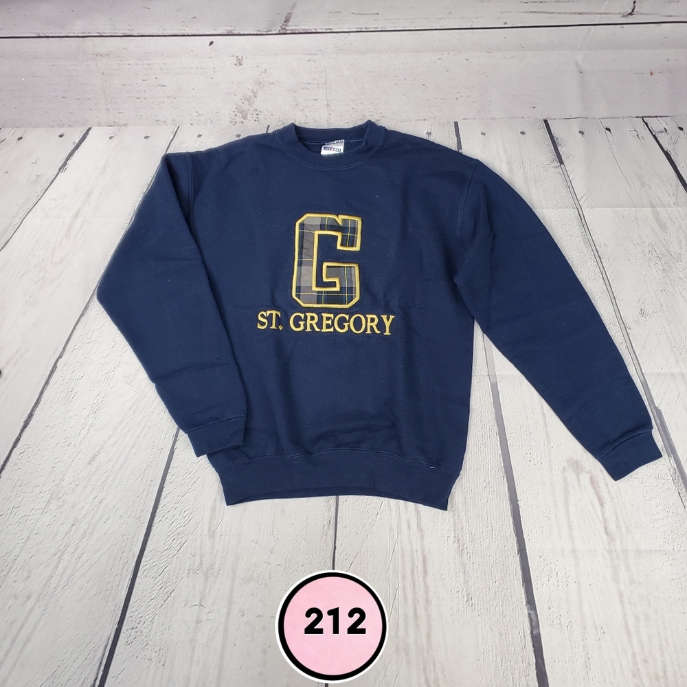 jerzees boys large navy blue sweatshirt